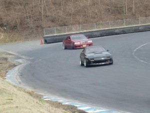 練習走行中ドライブシャフトが折れて本番で使えず....積車で帰って行きました.... 